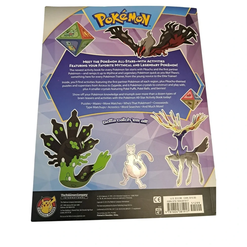 Pokemon Book Lot Of  5